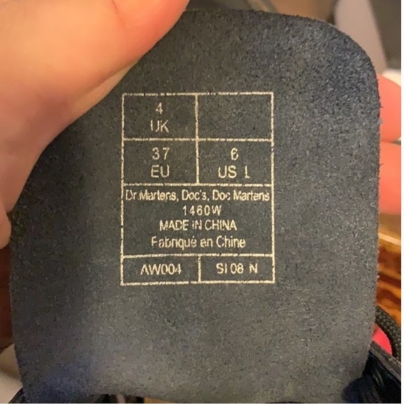 Dr. Martens Black Patent Leather Original Lace Up Combat Boots Docs - Picture 15 of 16